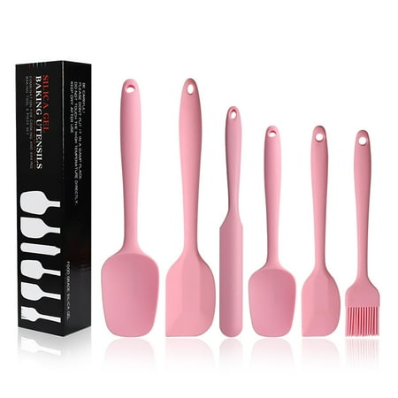 Booyoo 6Pcs Silicone Spatulas Cake Cream Scrapers Heat-Resistant Oil Brush Non-stick Baking Kitchen Utensil Pink
Booyoo 6Pcs Silicone Spatulas Cake Cream Scrapers Heat-Resistant Oil Brush Non-stick Baking Kitchen Utensil Pink