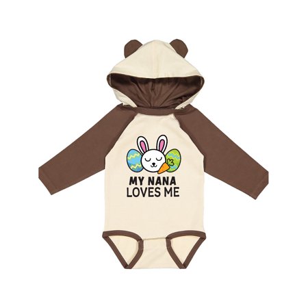 Inktastic My Nana Loves Me with Bunny and Easter Eggs Gift Baby Boy or Baby Girl Long Sleeve Bodysuit
Inktastic My Nana Loves Me with Bunny and Easter Eggs Gift Baby Boy or Baby Girl Long Sleeve Bodysuit