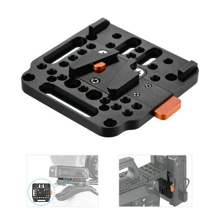 V-Lock Quick Release Plate Aluminum Alloy 1/4 Inch M4 Countersink 1/4 Inch Thread for V-Mount Battery
V-Lock Quick Release Plate Aluminum Alloy 1/4 Inch M4 Countersink 1/4 Inch Thread for V-Mount Battery
