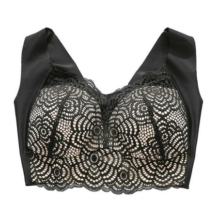 Akklian Women s Lace Plus Size Bra Comfort Wire-Free Push Up Underwear Vest-Style Sleep Bra On Clearance
Akklian Women s Lace Plus Size Bra Comfort Wire-Free Push Up Underwear Vest-Style Sleep Bra On Clearance