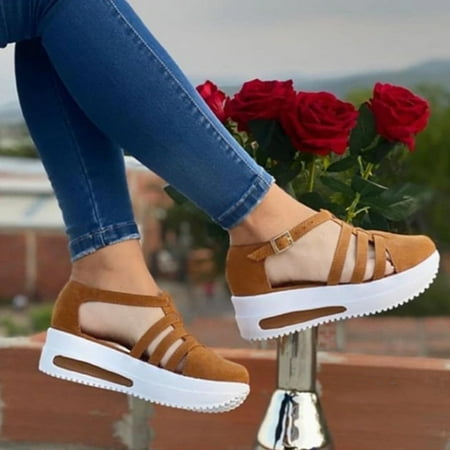 Christmas Women s Fashion Wedge Platform Buckle Strap Sandals Ladies Cusual Solid Shoes
Christmas Women s Fashion Wedge Platform Buckle Strap Sandals Ladies Cusual Solid Shoes