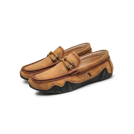 Gomelly Men Loafers Casual Penny Loafer Round Toe Moccasin Shoe Comfort Flats Dress Outdoor Driving Shoes Brown 9
Gomelly Men Loafers Casual Penny Loafer Round Toe Moccasin Shoe Comfort Flats Dress Outdoor Driving Shoes Brown 9