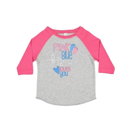 Inktastic Pink or Blue Big Brother Loves You Footprints and Heart Gift Toddler Boy Girl T-Shirt
Inktastic Pink or Blue Big Brother Loves You Footprints and Heart Gift Toddler Boy Girl T-Shirt