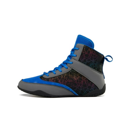 Lacyhop Mens School Breathable Fighting Sneakers Anti Slip High Top Boots Lightweight Lace Up Trainers Blue 10
Lacyhop Mens School Breathable Fighting Sneakers Anti Slip High Top Boots Lightweight Lace Up Trainers Blue 10