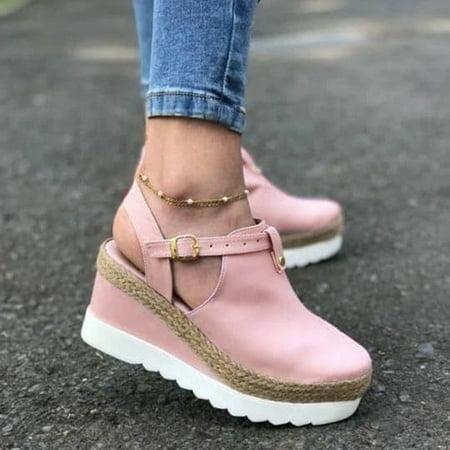 Fidelma Women s sandals Womens Classic Tassel Round Toe Flat Pumps Thick Bottom Buckle Casual Beach Shoe Pink-42
Fidelma Women s sandals Womens Classic Tassel Round Toe Flat Pumps Thick Bottom Buckle Casual Beach Shoe Pink-42