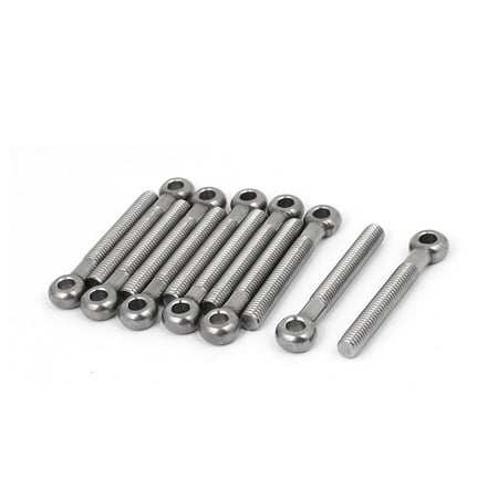 M8x60mm 304 Stainless Steel Machine Shoulder Lifting Eye Bolt Fastener 12pcs
M8x60mm 304 Stainless Steel Machine Shoulder Lifting Eye Bolt Fastener 12pcs