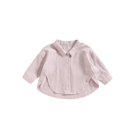 Bagilaanoe Toddler Baby Boy Girl Summer Tops Long Sleeve Lapel Collar Solid Color Shirts 1T 2T 3T 4T 5T 6T 7T Kids Casual Outfits
Bagilaanoe Toddler Baby Boy Girl Summer Tops Long Sleeve Lapel Collar Solid Color Shirts 1T 2T 3T 4T 5T 6T 7T Kids Casual Outfits