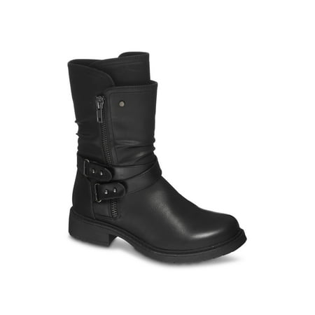 G.C. SHOES Womens Black Comfort Slip Resistant Studded Brandy Round Toe Block Heel Combat Boots 10
G.C. SHOES Womens Black Comfort Slip Resistant Studded Brandy Round Toe Block Heel Combat Boots 10