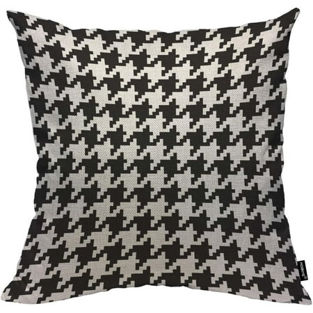 HOSNYE Houndstooth Pixel Throw Pillow Case Cushion Covers Black and White Fabric Cotton Linen for Couch Bed Sofa Car Waist 16x16 inch
HOSNYE Houndstooth Pixel Throw Pillow Case Cushion Covers Black and White Fabric Cotton Linen for Couch Bed Sofa Car Waist 16x16 inch