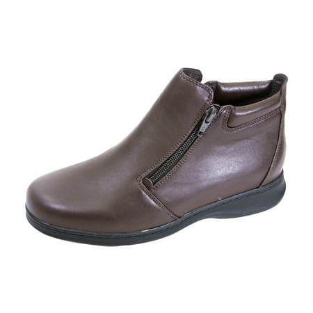 PEERAGE Juliet Women s Wide Width Leather Ankle Boots