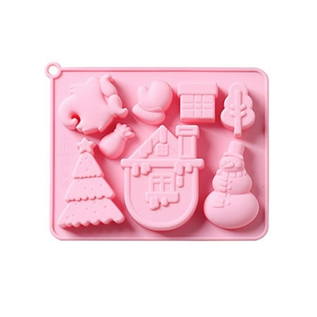 Baking Tool 8 Cavities Baking Pan Chocolate Cake Mold Snowman Gloves Christmas Theme Silicone Mold Tree House Gifts Box PINK
Baking Tool 8 Cavities Baking Pan Chocolate Cake Mold Snowman Gloves Christmas Theme Silicone Mold Tree House Gifts Box PINK