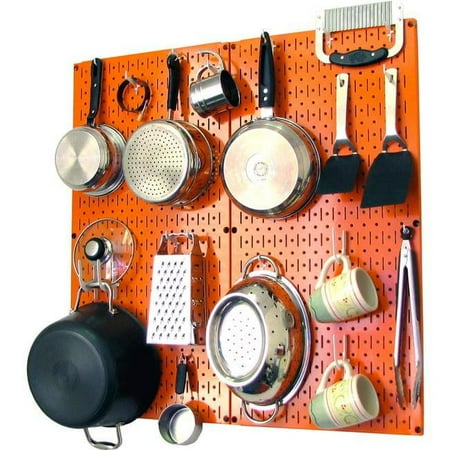 Kitchen Pegboard Pack Storage & Organization Kit Orange & White - 32 x 32 x 6 in.
Kitchen Pegboard Pack Storage & Organization Kit Orange & White - 32 x 32 x 6 in.