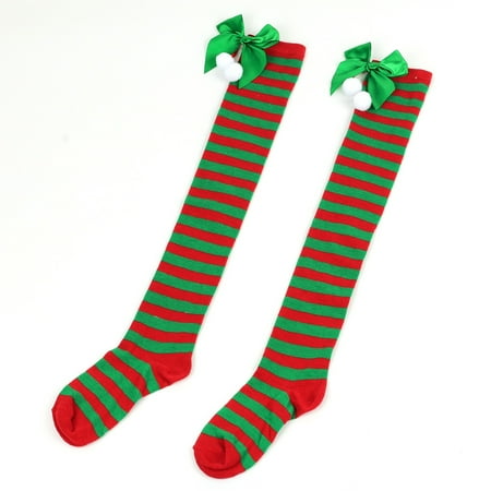 8 pair Christmas Bow Hairball Thigh High Long Stockings Over Knee Socks Christmas Party Socks Knee High Long Striped Stocking Socks Color Random
8 pair Christmas Bow Hairball Thigh High Long Stockings Over Knee Socks Christmas Party Socks Knee High Long Striped Stocking Socks Color Random