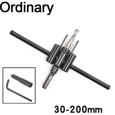 Adjustable Circle Hole Cutter Wood Drywall Drill Bit Saw Round Cutting 30-300Mm
Adjustable Circle Hole Cutter Wood Drywall Drill Bit Saw Round Cutting 30-300Mm