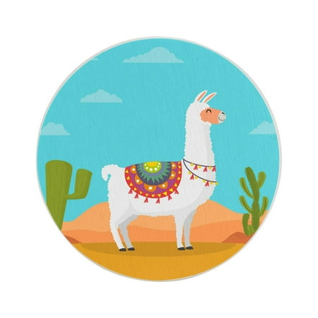 Circular Drink Coasters Set Cute Llama Beautiful Home Decor Diatomite Heat-Resistant Diatomite Protect Table Countertop
Circular Drink Coasters Set Cute Llama Beautiful Home Decor Diatomite Heat-Resistant Diatomite Protect Table Countertop