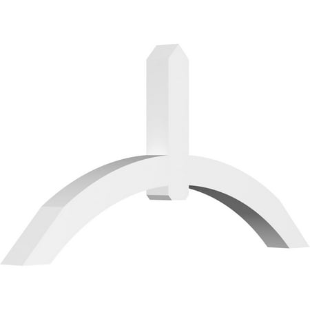 84 W x 42 H x 6 D x 6 F 12/12 Pitch Archdale Architectural Grade PVC Gable Bracket
84 W x 42 H x 6 D x 6 F 12/12 Pitch Archdale Architectural Grade PVC Gable Bracket