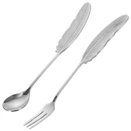 1 Set of Coffee Spoon Metal Fruit Fork Exquisite Dessert Spoon Mixing Spoon for Home
1 Set of Coffee Spoon Metal Fruit Fork Exquisite Dessert Spoon Mixing Spoon for Home