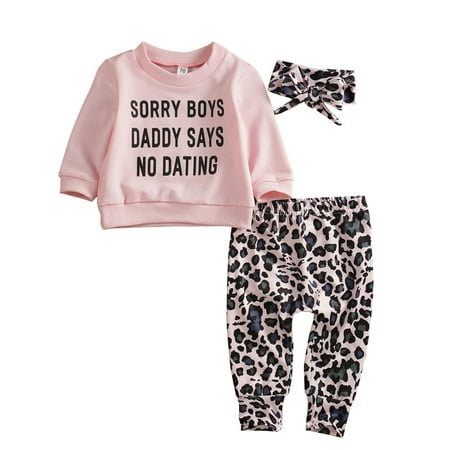 JYYYBF 0-4Y Toddler Baby Girl Fall Outfits Letters Print Long Sleeve Sweatshirt Leopard Pants and Headband Pink 0-6Months
JYYYBF 0-4Y Toddler Baby Girl Fall Outfits Letters Print Long Sleeve Sweatshirt Leopard Pants and Headband Pink 0-6Months