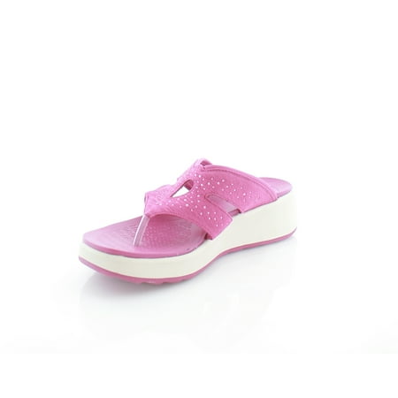 Bzees Nola Bright Women s Sandals & Flip Flops Fuchsia Size 9 M