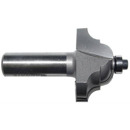 Magnate 3406 Classic Router Bit — 1/4 Radius; 3/4 Cutting Length; 1/2 Shank Diameter; 1-1/2 Shank Length; 1-1/2 Overall Diameter
Magnate 3406 Classic Router Bit — 1/4 Radius; 3/4 Cutting Length; 1/2 Shank Diameter; 1-1/2 Shank Length; 1-1/2 Overall Diameter