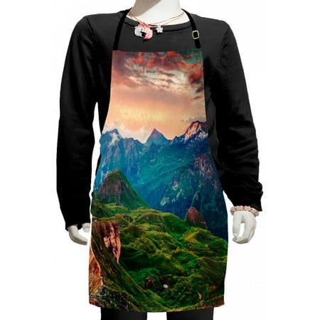 Mountain Kids Apron Summer Morning of Grossglockner High Alpine Road Austrian Dramatic Sunset Boys Girls Apron Bib with Adjustable Ties for Cooking Baking Painting Coral Teal Green by Ambesonne
Mountain Kids Apron Summer Morning of Grossglockner High Alpine Road Austrian Dramatic Sunset Boys Girls Apron Bib with Adjustable Ties for Cooking Baking Painting Coral Teal Green by Ambesonne