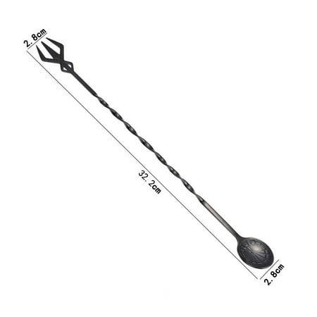 Long Handle Cocktail Spiral Mixing Spoon Fork Stainless Steel Whisky Stir Rod Bartender Muddlers Kitchen Bar Accessories
Long Handle Cocktail Spiral Mixing Spoon Fork Stainless Steel Whisky Stir Rod Bartender Muddlers Kitchen Bar Accessories