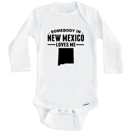 Somebody In New Mexico Loves Me One Piece Baby Bodysuit - New Mexico Baby Bodysuit (Long Sleeve) 0-3 Months White
Somebody In New Mexico Loves Me One Piece Baby Bodysuit - New Mexico Baby Bodysuit (Long Sleeve) 0-3 Months White