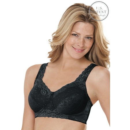 Comfort Choice Women s Plus Size Side Wire Lace Bra Bra