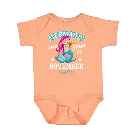 Inktastic Mermaids Are Born in November Birthday Gift Baby Girl Bodysuit
Inktastic Mermaids Are Born in November Birthday Gift Baby Girl Bodysuit