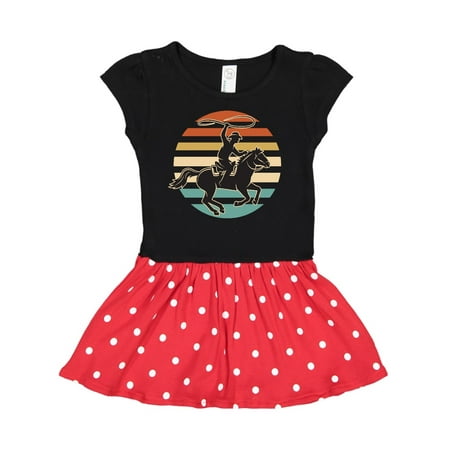 Inktastic Rodeo Team Roping Cowboy Gift Toddler Girl Dress