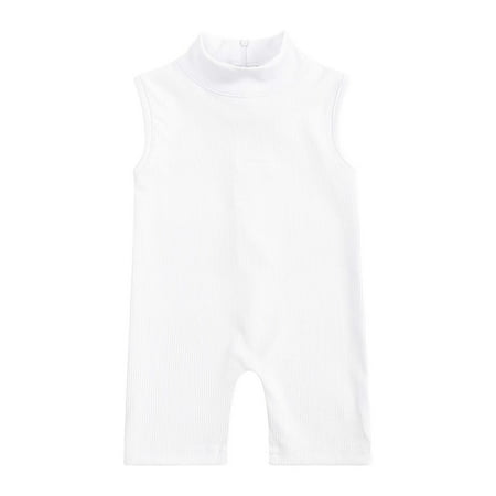 YWDJ 0-6 Years Toddler Jumpsuit Girls Summer Solid Color Back Zip Sleeveless Bodysuit Jumpsuit White 6-12 Months
YWDJ 0-6 Years Toddler Jumpsuit Girls Summer Solid Color Back Zip Sleeveless Bodysuit Jumpsuit White 6-12 Months