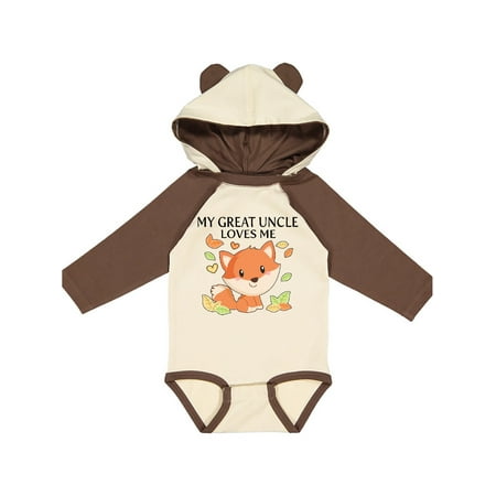 Inktastic My Great Uncle Loves Me- little fox Gift Baby Boy or Baby Girl Long Sleeve Bodysuit
Inktastic My Great Uncle Loves Me- little fox Gift Baby Boy or Baby Girl Long Sleeve Bodysuit