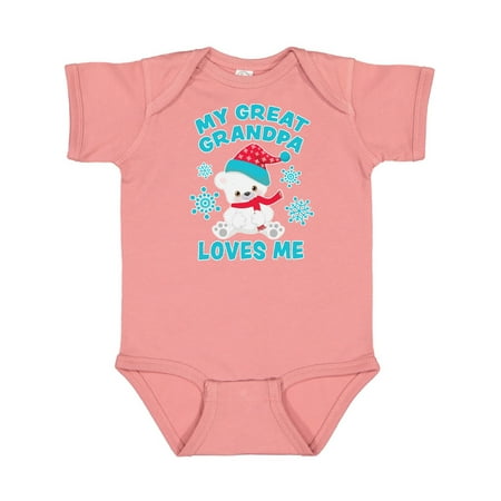 Inktastic Polar Bear My Great Grandpa Loves Me in Santa Hat Gift Baby Boy or Baby Girl Bodysuit
Inktastic Polar Bear My Great Grandpa Loves Me in Santa Hat Gift Baby Boy or Baby Girl Bodysuit