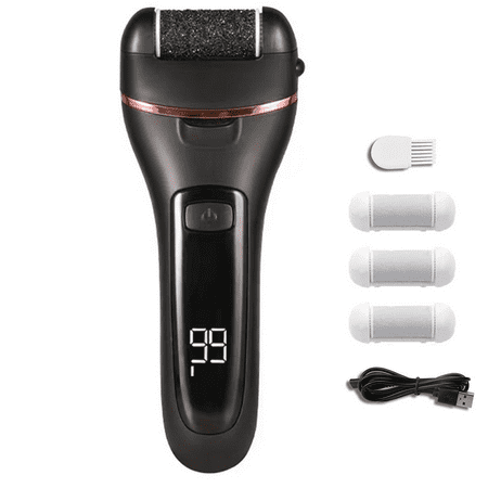CallusRemoverforFeet ElectricFootFileRechargeableFootScrubberPedicureToolsforFeetElectronicCallusShaverWaterproofPedicurekitforCrackedHeelsandDeadSkin full black F55207
CallusRemoverforFeet ElectricFootFileRechargeableFootScrubberPedicureToolsforFeetElectronicCallusShaverWaterproofPedicurekitforCrackedHeelsandDeadSkin full black F55207