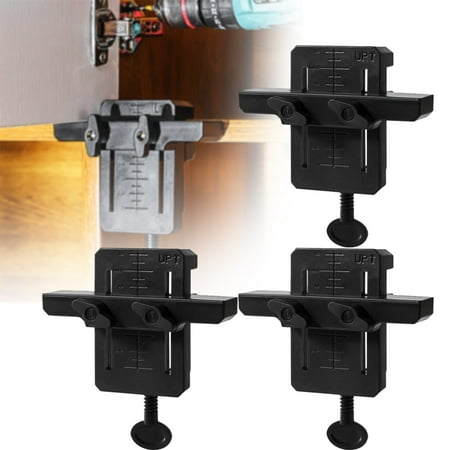 1 Pack - Woodworking Tools 3pcs Adjustable Cabinet Door Installation Positioner Aluminum Alloy Cabinet Hardware Versatile Hardware High Protective Woodworking Tool For Effortless Alignment by Niaviben
1 Pack - Woodworking Tools 3pcs Adjustable Cabinet Door Installation Positioner Aluminum Alloy Cabinet Hardware Versatile Hardware High Protective Woodworking Tool For Effortless Alignment by Niaviben