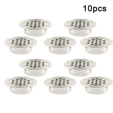 BSTHOE 10X Metal Cabinet Cupboard Round Air Vent Grill Cover Ducting Ventilation Home
BSTHOE 10X Metal Cabinet Cupboard Round Air Vent Grill Cover Ducting Ventilation Home