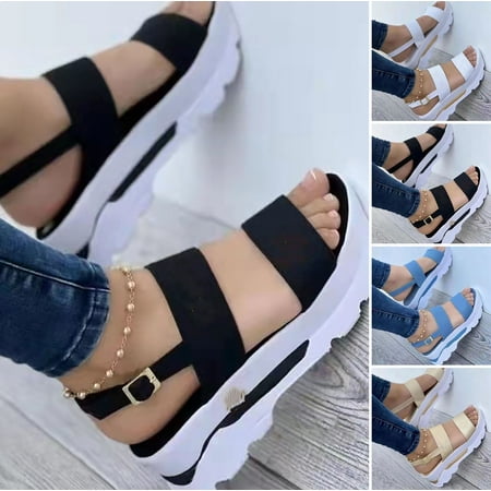 Yfmall 1 Pair Women Sandals High Heels Faux Leather Platform Peep Toe Wedges Shoes Footwear
Yfmall 1 Pair Women Sandals High Heels Faux Leather Platform Peep Toe Wedges Shoes Footwear