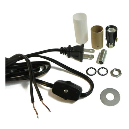 Mini-lamp Make-a-Lamp Repair DIY Kit Candelabra Socket 8 Black Cord with Line Switch M
Mini-lamp Make-a-Lamp Repair DIY Kit Candelabra Socket 8 Black Cord with Line Switch M
