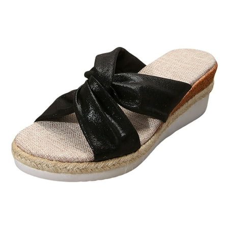 Women s Summer Thick Bottom Slope Heel Open Toe Cool Slippers Shiny Leather Surface Casual Comfortable Slippers
Women s Summer Thick Bottom Slope Heel Open Toe Cool Slippers Shiny Leather Surface Casual Comfortable Slippers