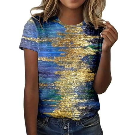 Scrub Tops for Women Summer Short Sleeve O Neck Tee Flower Printed Shirts T Shirt Top
Scrub Tops for Women Summer Short Sleeve O Neck Tee Flower Printed Shirts T Shirt Top