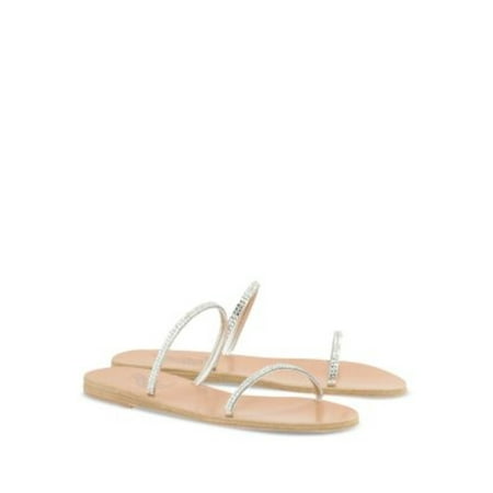 ANCIENT GREEK SANDALS Womens Silver Embellished Strappy Saita Round Toe Slip On Dress Slide Sandals Shoes 37
ANCIENT GREEK SANDALS Womens Silver Embellished Strappy Saita Round Toe Slip On Dress Slide Sandals Shoes 37
