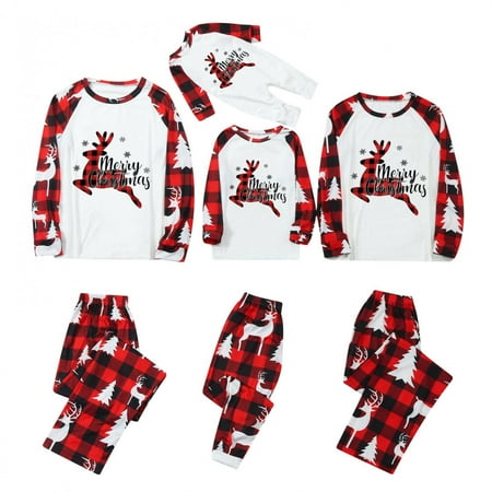 Christmas Pajamas for Family 2022 Cute Elk Reindeer Print Red Plaid Family Xmas Pjs Matching Sets Holiday Sleepwear
Christmas Pajamas for Family 2022 Cute Elk Reindeer Print Red Plaid Family Xmas Pjs Matching Sets Holiday Sleepwear