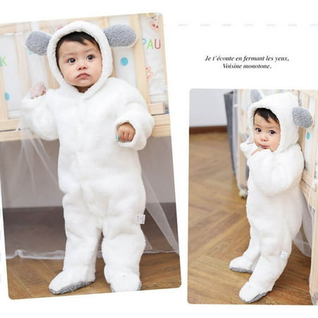 Yubatuo Infant Fleece Hoodie Jacket Winter Warm Jacket Cute Bear Ear Jumpsuit White 73
Yubatuo Infant Fleece Hoodie Jacket Winter Warm Jacket Cute Bear Ear Jumpsuit White 73