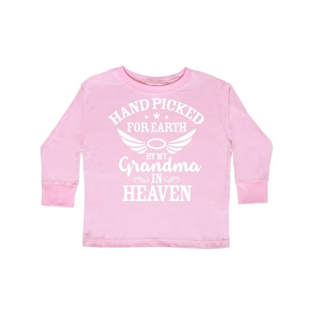 Inktastic Handpicked for Earth By My Grandma in Heaven Angel Wings Gift Toddler Boy or Toddler Girl Long Sleeve T-Shirt
Inktastic Handpicked for Earth By My Grandma in Heaven Angel Wings Gift Toddler Boy or Toddler Girl Long Sleeve T-Shirt