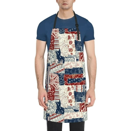Adobk Aprons Adjustable Bib Aprons with 2 Pockets Cooking Kitchen Chef Apron for Women and Men-Men-Marine Sailing
Adobk Aprons Adjustable Bib Aprons with 2 Pockets Cooking Kitchen Chef Apron for Women and Men-Men-Marine Sailing