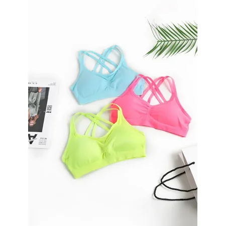 Yishow-A1 3pcs/Pack Solid Workout Top Cross Back Straps Backless Yoga Sports Bra Gym Quick Dry Camisole Women‘s Activewear
Yishow-A1 3pcs/Pack Solid Workout Top Cross Back Straps Backless Yoga Sports Bra Gym Quick Dry Camisole Women‘s Activewear