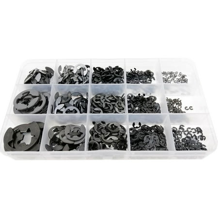 1000 PCS Manganese Steel E-Type Retaining Ring Kit 1.2mm-15mm E-Type Split Retaining Ring E-Type Retaining Ring
1000 PCS Manganese Steel E-Type Retaining Ring Kit 1.2mm-15mm E-Type Split Retaining Ring E-Type Retaining Ring