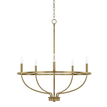 Capital Lighting 428551 Greyson 5 Light 29 Wide Taper Candle Chandelier - Brass
Capital Lighting 428551 Greyson 5 Light 29 Wide Taper Candle Chandelier - Brass