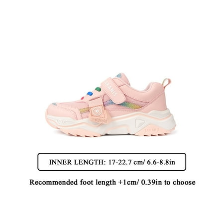 TARANIS Girls Boys Running Shoes Trendy Breathable Lightweight Hook And Loop Soft Comfy Outdoor Non Slip Walking Shoes For Children Kids Sneakers Spring And Summer
TARANIS Girls Boys Running Shoes Trendy Breathable Lightweight Hook And Loop Soft Comfy Outdoor Non Slip Walking Shoes For Children Kids Sneakers Spring And Summer