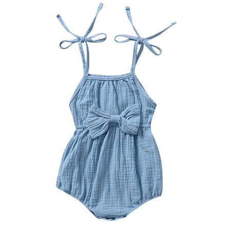AIMAOMI Infant Newborn Baby Girls Solid Bow Solid Romper Bodysuit Casual Clothes H
AIMAOMI Infant Newborn Baby Girls Solid Bow Solid Romper Bodysuit Casual Clothes H
